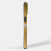 Glam Gold Damask Monogrammed Hoesje-Mate iPhone Ca Case-Mate iPhone Case (Achterkant / Rechts)