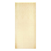  Glam Gold Damask Wedding Memu Reclamekaart (Achterkant)