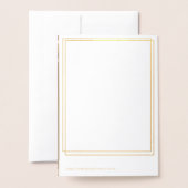 Glam Gold Drips 50 & Fab Birthday Party Real Invit Folie Kaarten (Met envelop)