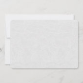 Glam Gold en White Great Gatsby Graduation Party Kaart (Achterkant)