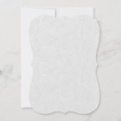 Glam Gold en White Great Gatsby Wedding Kaart (Achterkant)