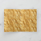 Glam Gold-gepersonaliseerd Kaart (Binnen)