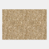 Glam Gold Giraffe Print Inpakpapier Vel (Voorkant 3)