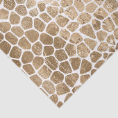 Glam Gold Giraffe Print Tissuepapier (Detail)
