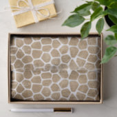 Glam Gold Giraffe Print Tissuepapier (Geschenk)