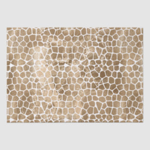Glam Gold Giraffe Print Tissuepapier