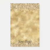 Glam Gold Glitter Confetti      Post-it® Notes (Voorkant)