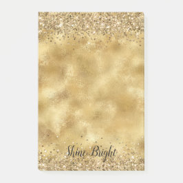 Glam Gold Glitter Confetti      Post-it® Notes