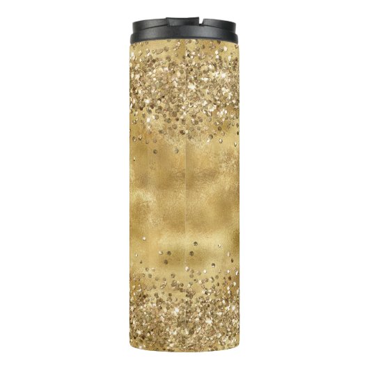 Glam Gold Glitter Confetti          Thermosbeker (Achterkant)