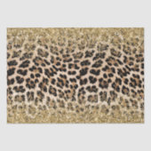 Glam Gold Glitter Cream Leopard Glitter Tissuepapier (Voorkant)
