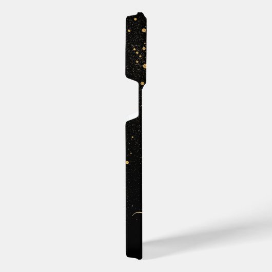 Glam Gold Glitter Diamond Sparkle Elegant iPhone Hoesje (Rechterkant)