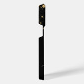 Glam Gold Glitter Diamond Sparkle Elegant Monogram iPhone Hoesje (Rechterkant)