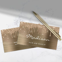 Glam Gold Glitter Drip Stylist