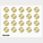 Glam Gold Glitter en Foil body Scrub Labels (Vel)