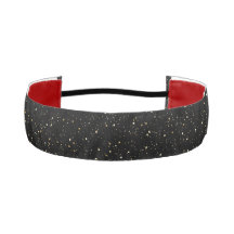 Glam gold glitter en sparkles op zwart afbeelding