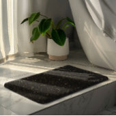 Glam gold glitter en sparkles op zwart afbeelding badmat