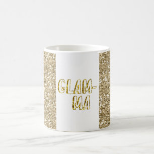 Glam Gold Glitter Glam-ma Koffiemok
