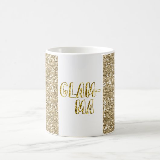 Glam Gold Glitter Glam-ma Koffiemok (Center)
