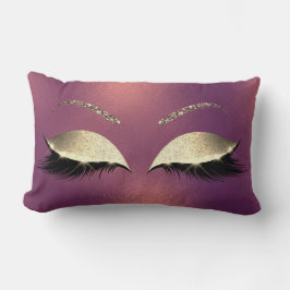 Glam Gold Glitter Glam Makeup Lashes Koper Kussen
