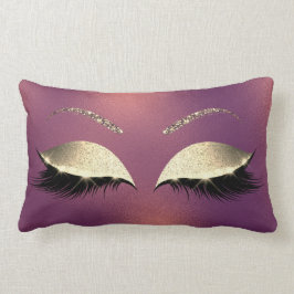 Glam Gold Glitter Glam Makeup Lashes Koper Kussen