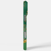 Glam Gold Glitter Green Metallic Case-Mate iPhone Case (Achterkant / Rechts)