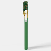 Glam Gold Glitter Green Metallic Case-Mate iPhone Case (Achterkant / Links)