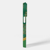 Glam Gold Glitter Green Metallic Case-Mate iPhone Case (Achterkant / Rechts)