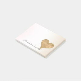  Glam Gold Glitter Heart            Post-it® Notes