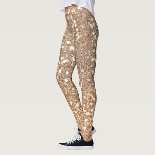 Glam gold glitter leggings (Links)
