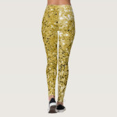 Glam gold glitter leggings (Achterkant)