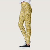 Glam gold glitter leggings (Links)