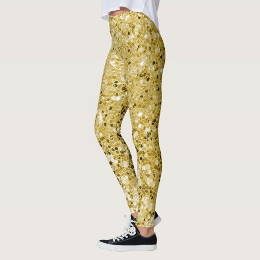 Glam gold glitter leggings (Links)