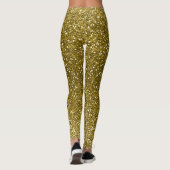 Glam gold glitter leggings (Achterkant)