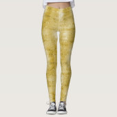 Glam gold glitter leggings (Voorkant)