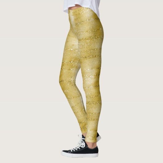 Glam gold glitter leggings (Links)