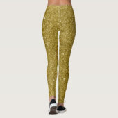 Glam gold glitter leggings (Achterkant)