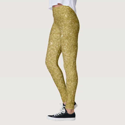 Glam gold glitter leggings (Links)