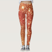 Glam gold glitter leggings (Voorkant)