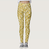 Glam gold glitter leggings (Voorkant)