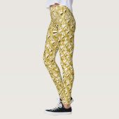 Glam gold glitter leggings (Links)