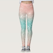 Glam gold glitter leggings (Voorkant)