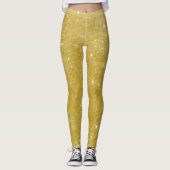 Glam gold glitter leggings (Voorkant)