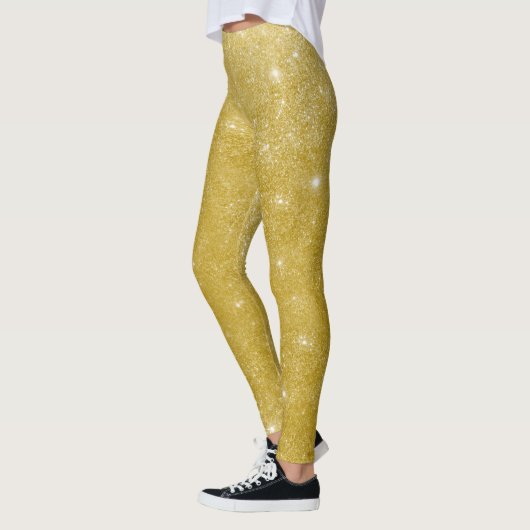 Glam gold glitter leggings (Links)