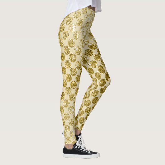 Glam gold glitter leggings (Rechts)