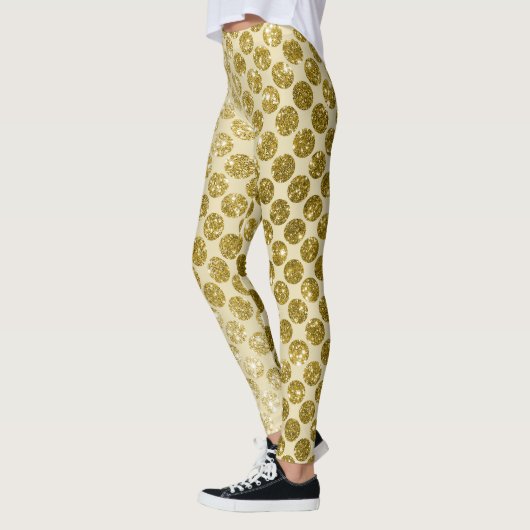 Glam gold glitter leggings (Links)