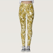 Glam gold glitter leggings (Voorkant)