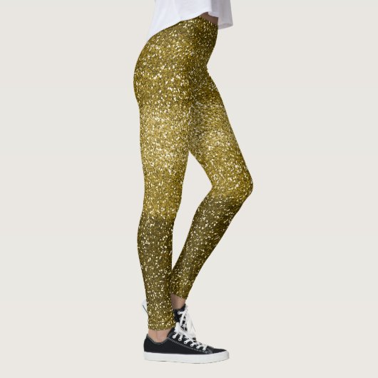 Glam gold glitter leggings (Rechts)