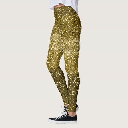 Glam gold glitter leggings (Links)
