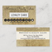 Glam Gold Glitter Mesh Loyalty Dispatch (Voorkant / Achterkant)