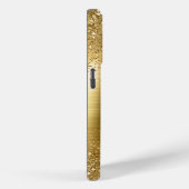 Glam Gold Glitter Sparkle Case-Mate iPhone Case (Achterkant / Rechts)